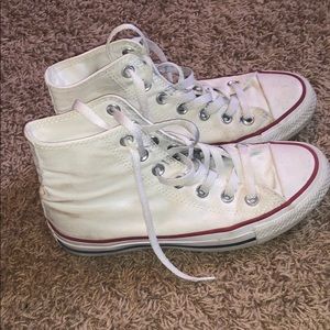 white high top converse